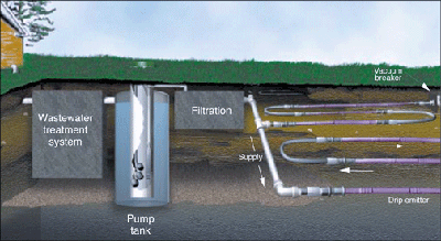 System with Drip Irrigation