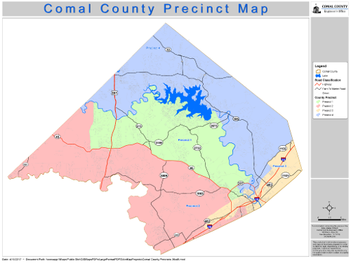 County Precincts Map